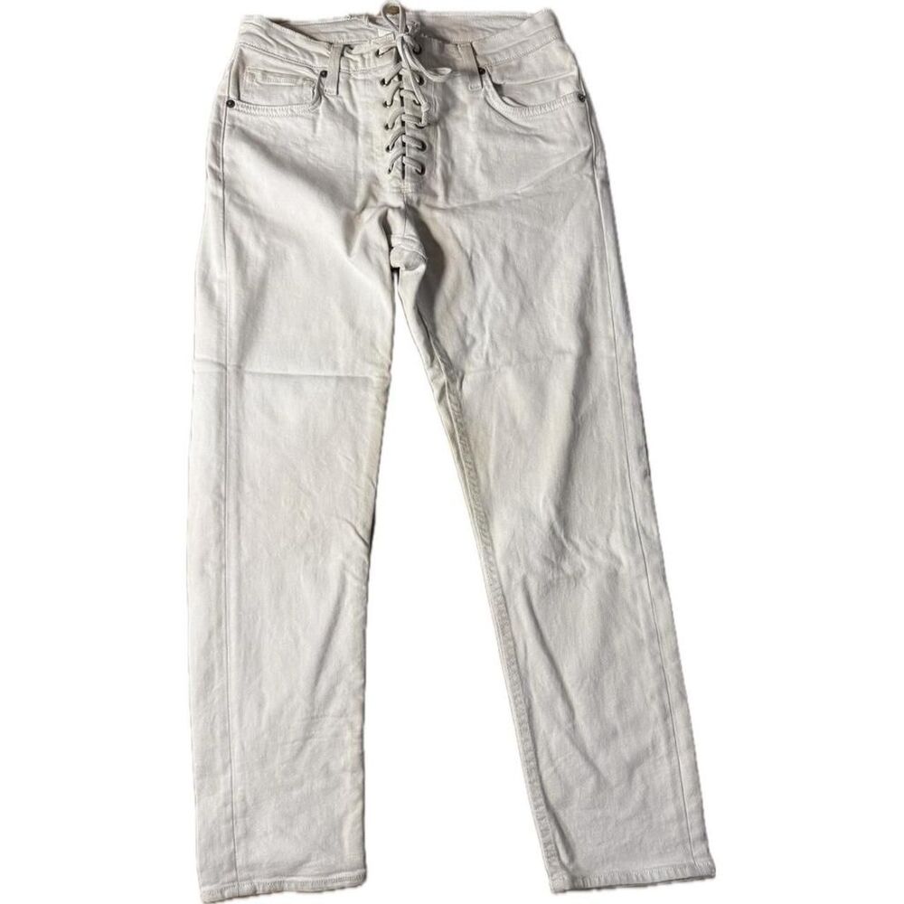 Alc Women's White and Cream Jeans